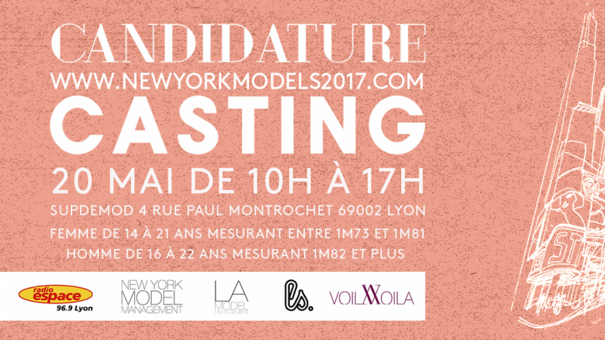 Casting à Lyon: Devenez le prochain modèle de l'agence New York Model Casting à Lyon: Devenez le prochain modèle de l'agence New York Model