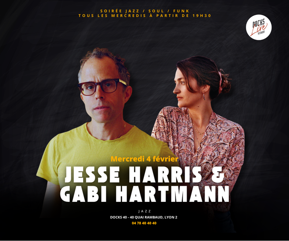 Jesse Harris & Gabi Hartmann au Docks 40