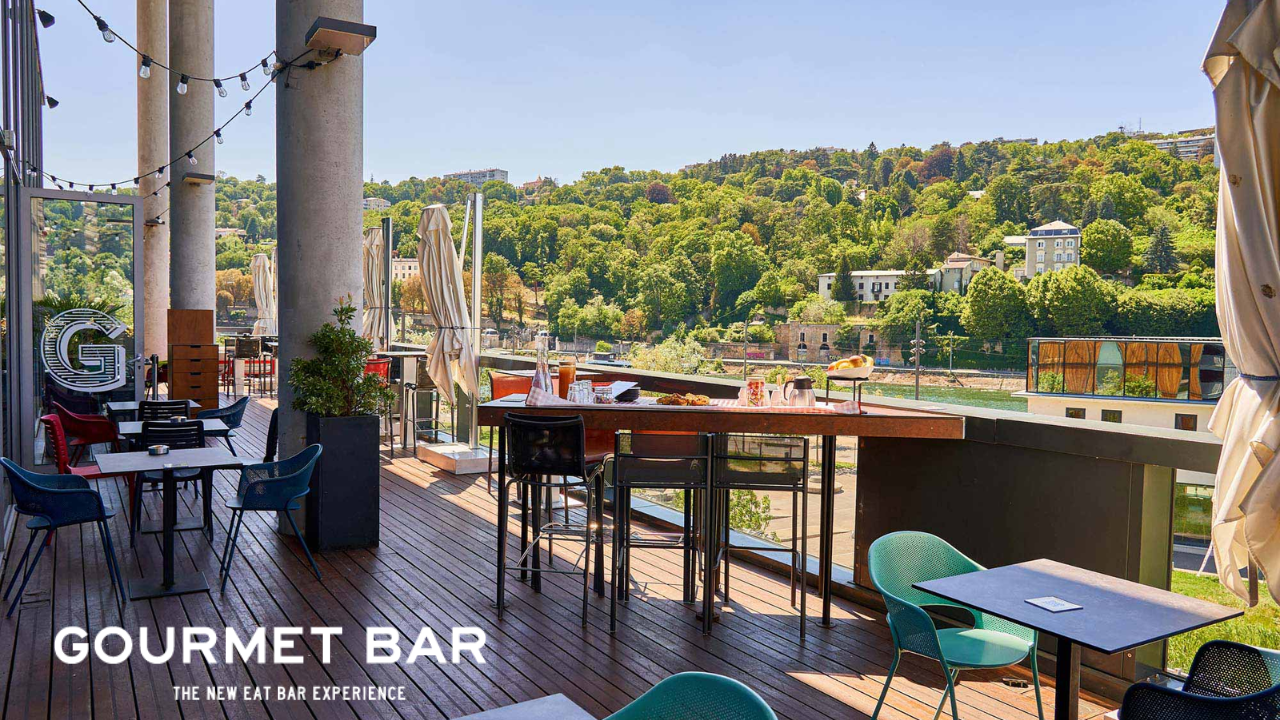 Les rooftops les plus incroyables de Lyon - Gourmet Bar Confluence