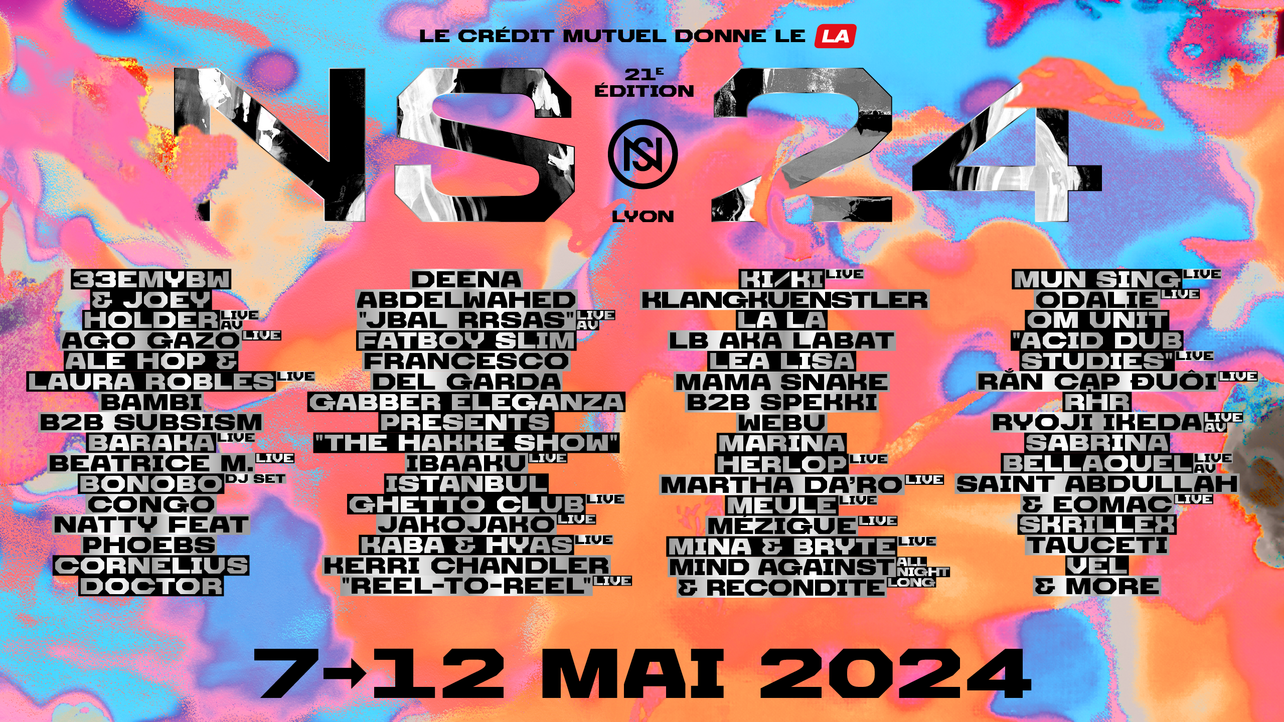 Que faire à Lyon ce Week-end ? (9 au 12 Mai) - nuits sonores festival