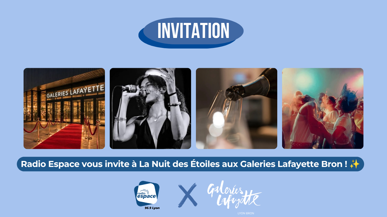 RADIO ESPACE VOUS INVITE À UNE SOIRÉE EXCLUSIVE RADIO ESPACE VOUS INVITE À UNE SOIRÉE EXCLUSIVE