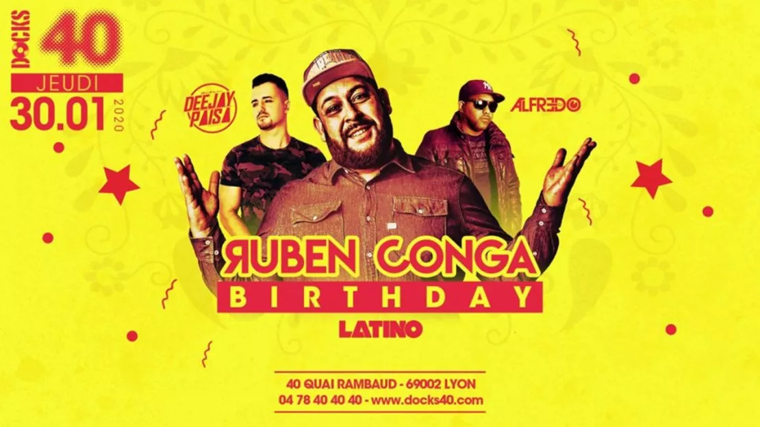 Latino - Ruben Conga Birthday - Docks 40