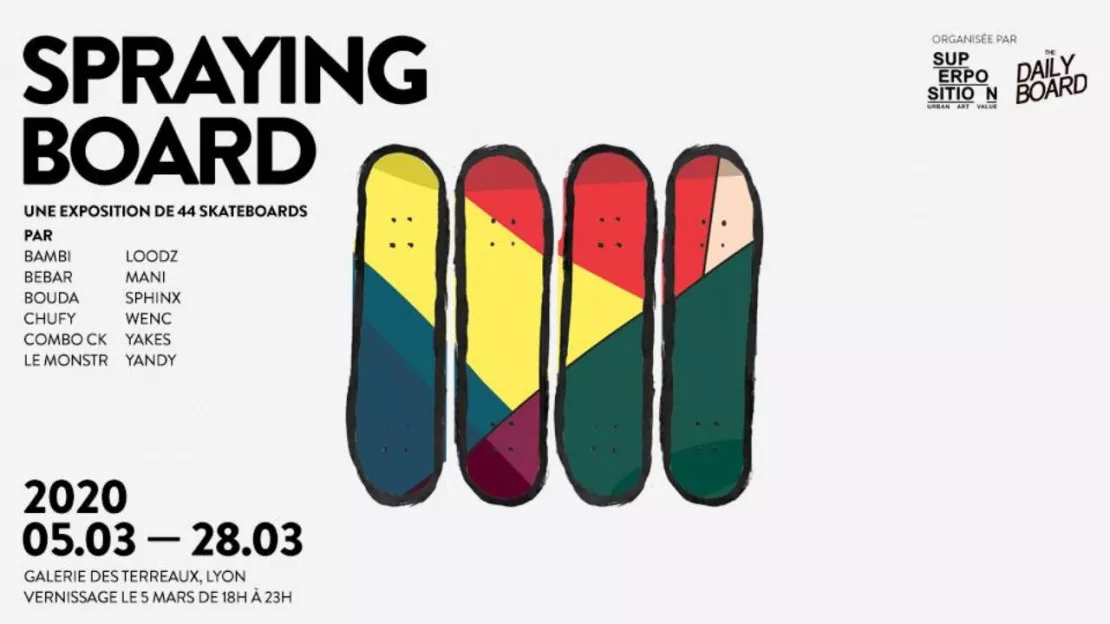 Spraying Board, l'exposition Skate Art