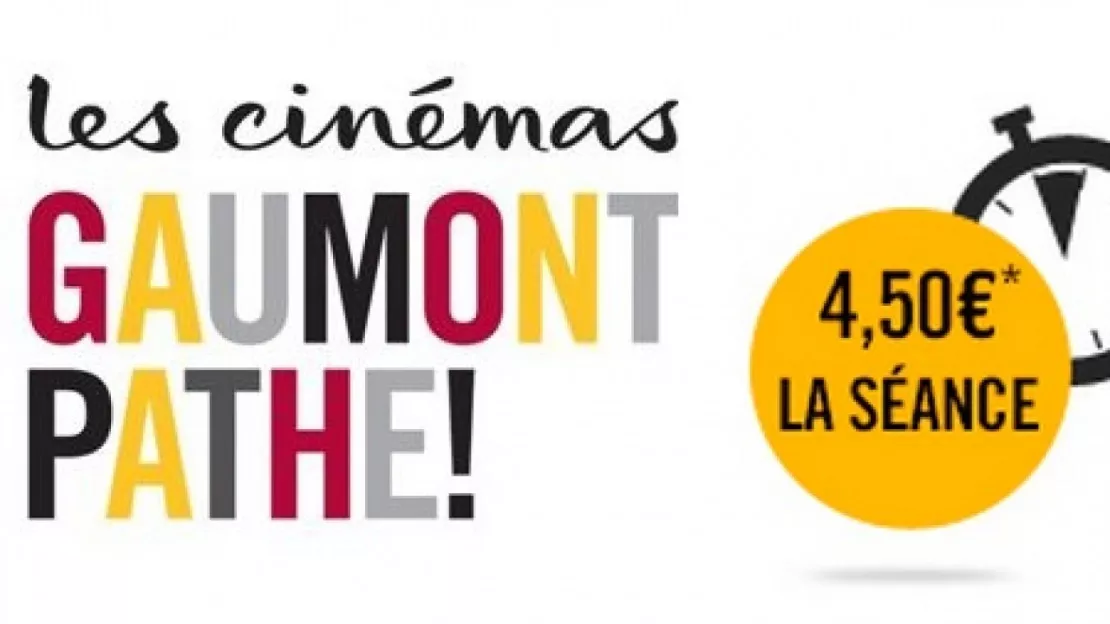 Ventes Flash dans les cinémas Gaumont-Pathé