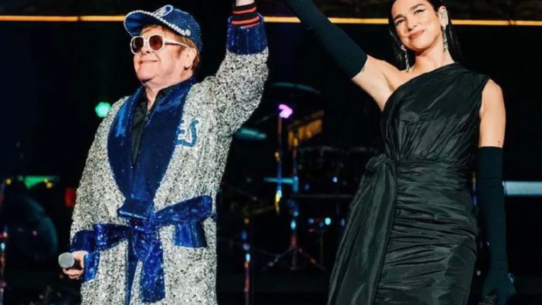 Elton John  et Dua Lipa interprètent "Cold Heart" en live (vidéo)