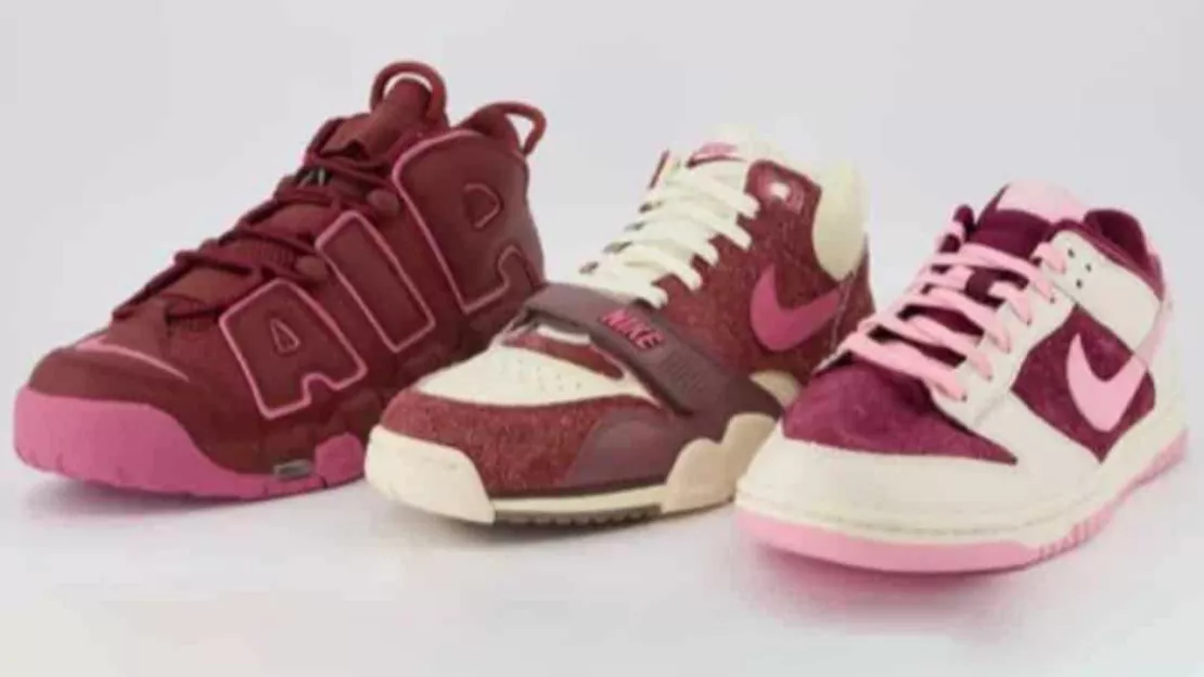 La marque Nike dévoile ses paires de sneakers spécialement conçues pour la Saint-Valentin !