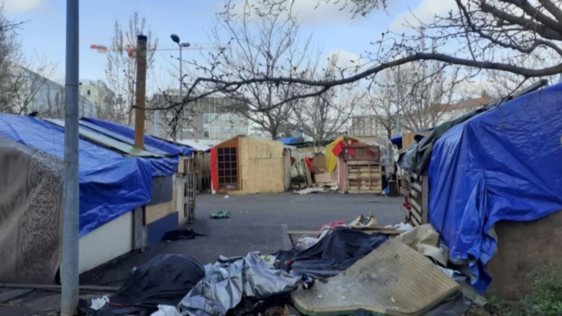 Le campement de la rue Jean Baldassini évacué ce lundi à Lyon