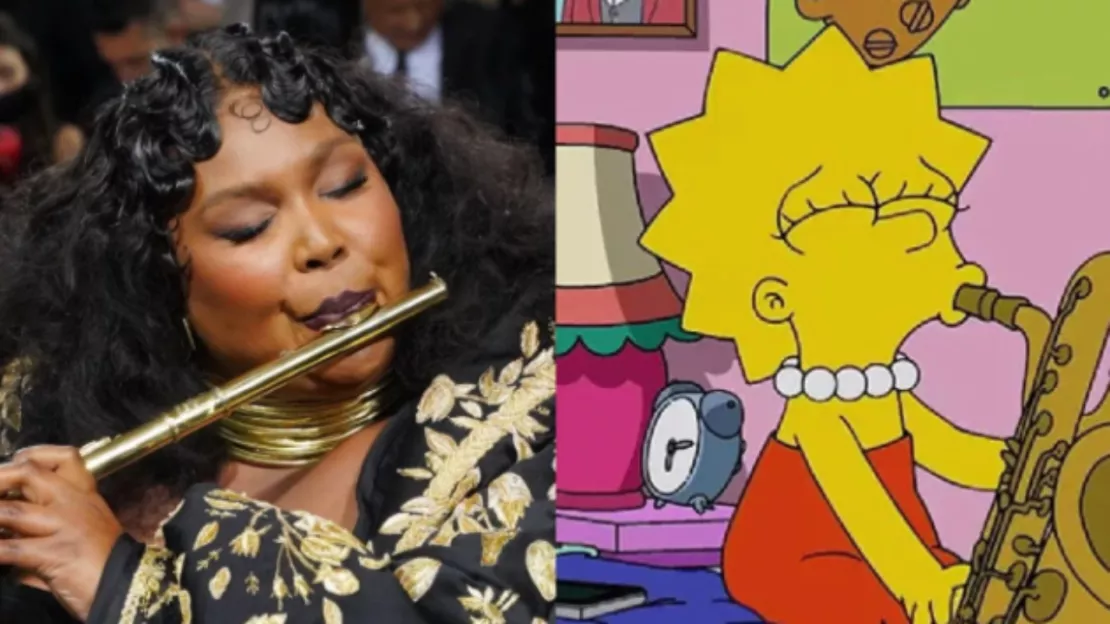 Lizzo joueuse de flûte dans un épisode des Simpsons !