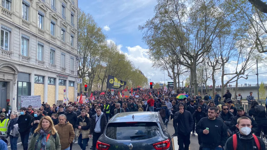 Lyon : entre 9900 et 22 000 manifestants contre la réforme des retraites ce jeudi