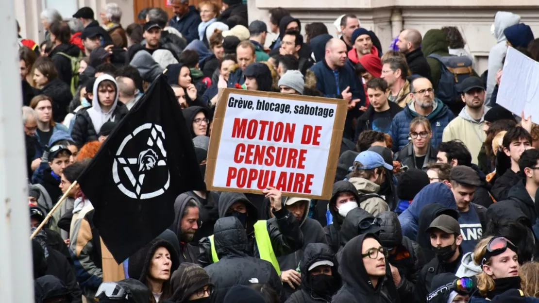 Nouvelle journée de mobilisation contre la réforme des retraites à Lyon