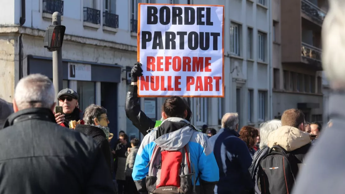 Réforme des retraites : entre 7000 et 18 000 manifestants à Lyon avant l’adoption du texte