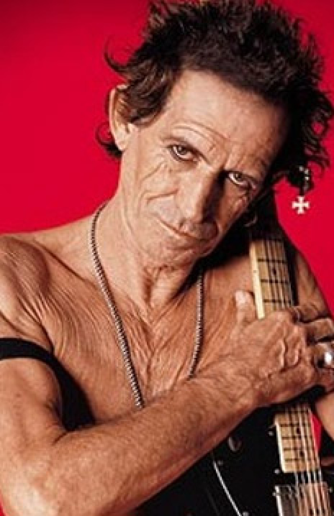 Keith Richard a frappé Keith Richard a frappé