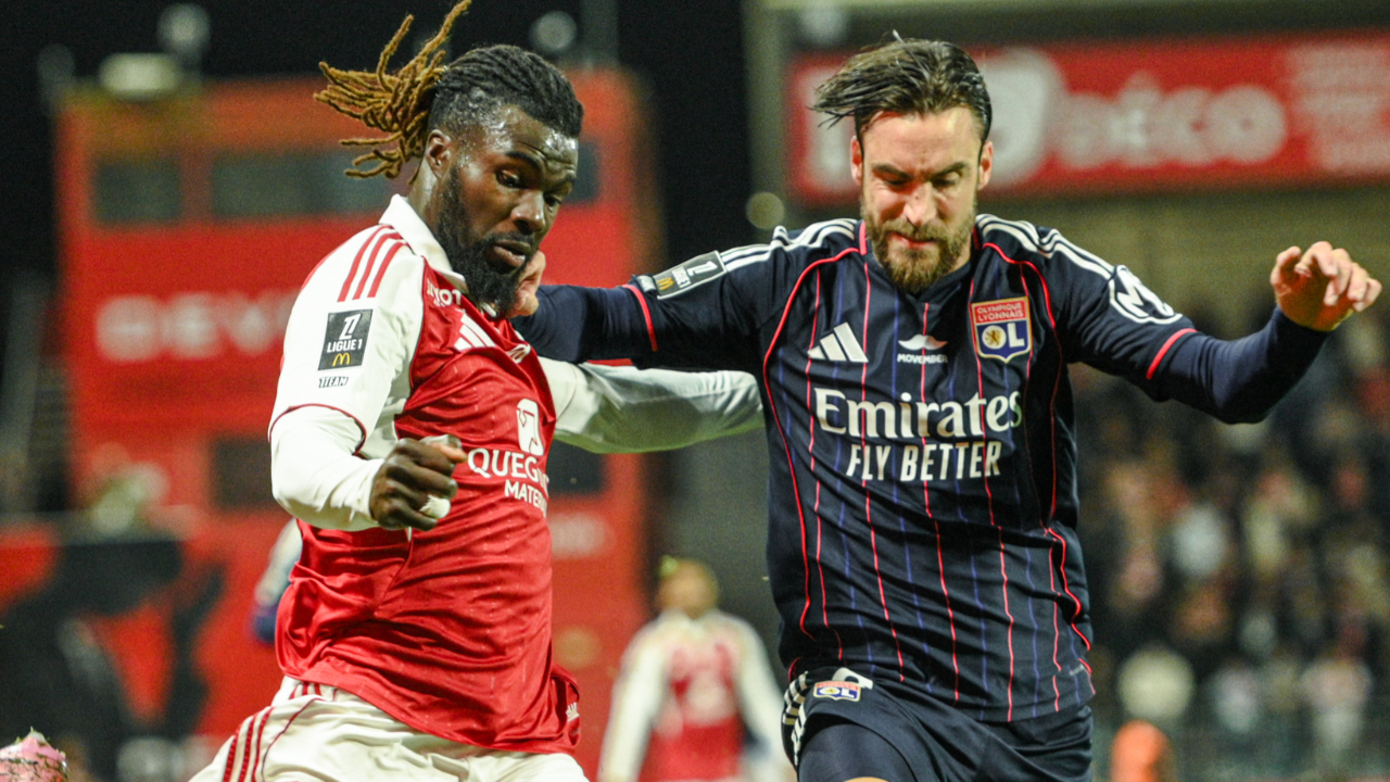 Héroïques, les Lyonnais arrachent un nul à Brest malgré une infériorité numérique Héroïques, les Lyonnais arrachent un nul à Brest malgré une infériorité numérique