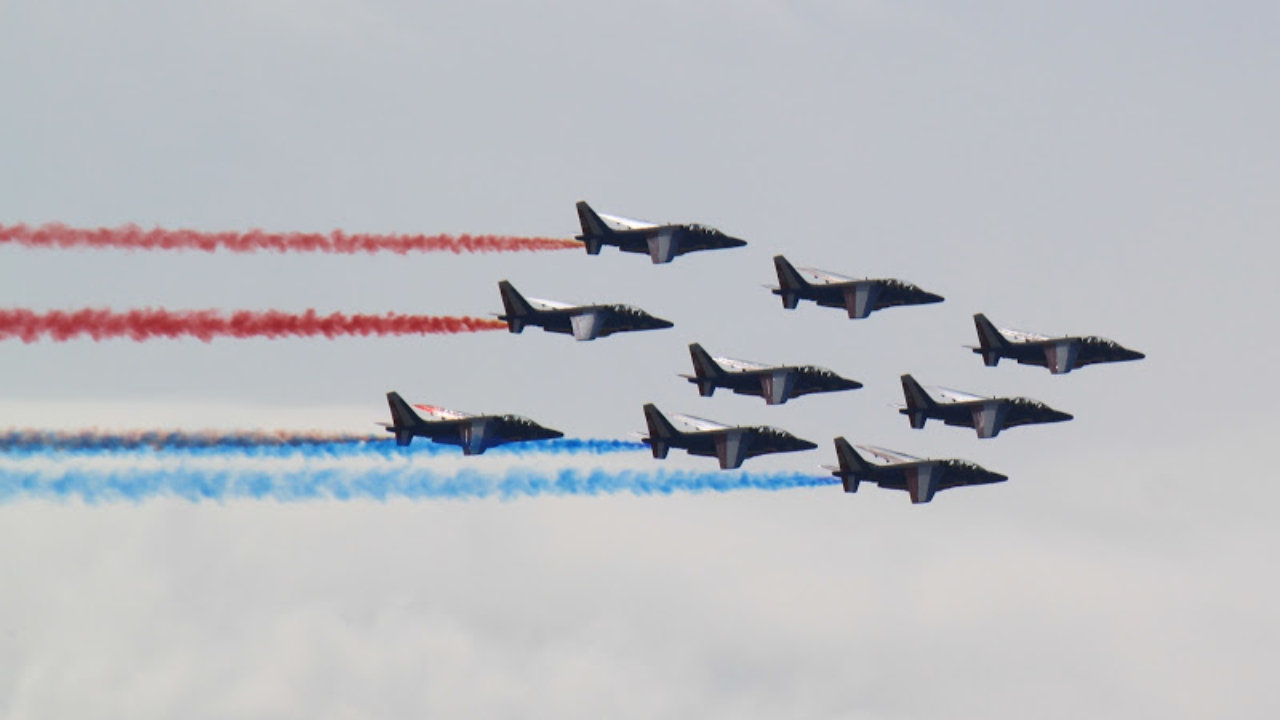 La Patrouille de France va survoler Lyon ce dimanche La Patrouille de France va survoler Lyon ce dimanche