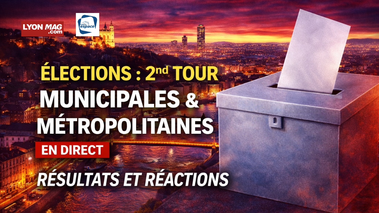 Le second tour des municipales et des métropolitaines à Lyon à suivre en direct ce dimanche avec Radio Espace et LyonMag Le second tour des municipales et des métropolitaines à Lyon à suivre en direct ce dimanche avec Radio Espace et LyonMag