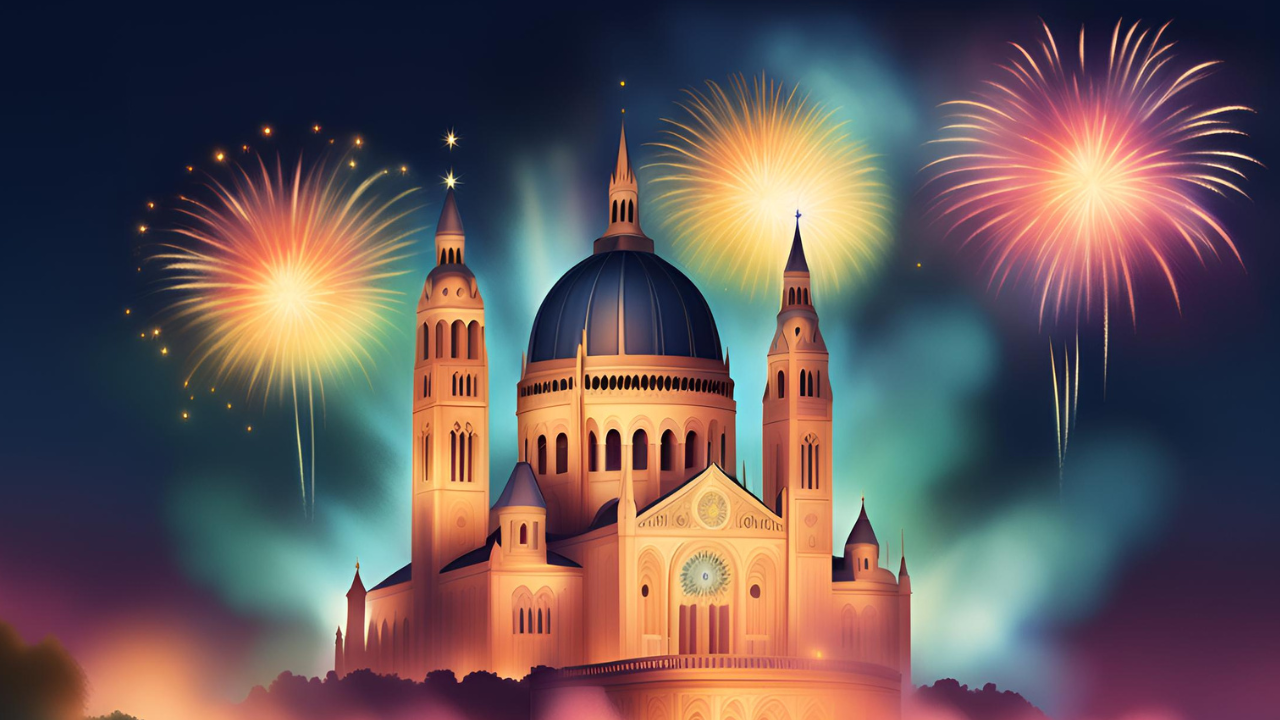 Les feux d'artifice du 13 juillet autour de Lyon Les feux d'artifice du 13 juillet autour de Lyon