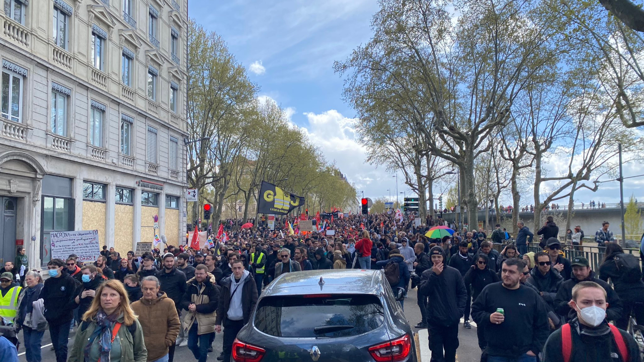 Lyon : entre 9900 et 22 000 manifestants contre la réforme des retraites ce jeudi Lyon : entre 9900 et 22 000 manifestants contre la réforme des retraites ce jeudi