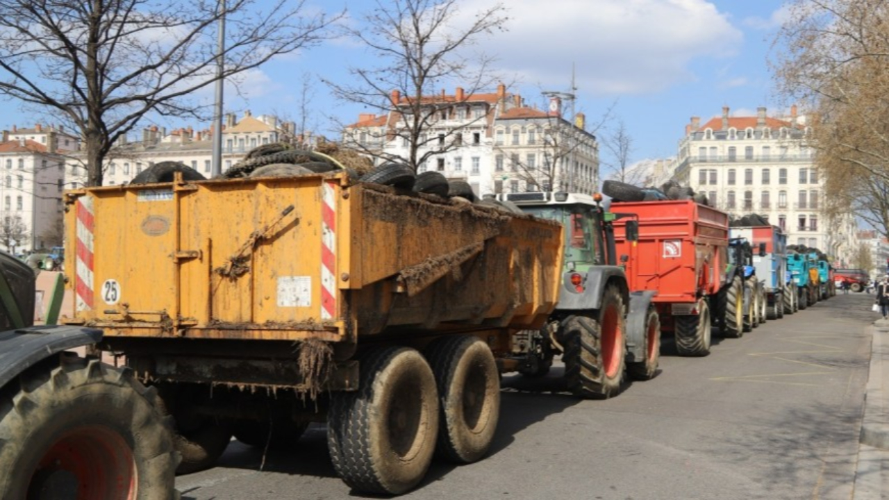 Manifestation des agriculteurs ce mardi à Lyon !