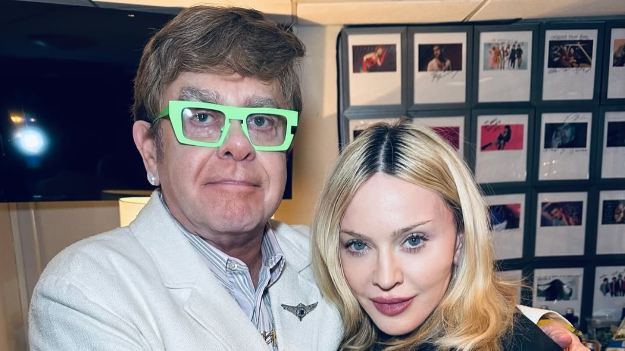 Moment historique ! Elton John et Madonna se réconcilient ! Moment historique ! Elton John et Madonna se réconcilient !