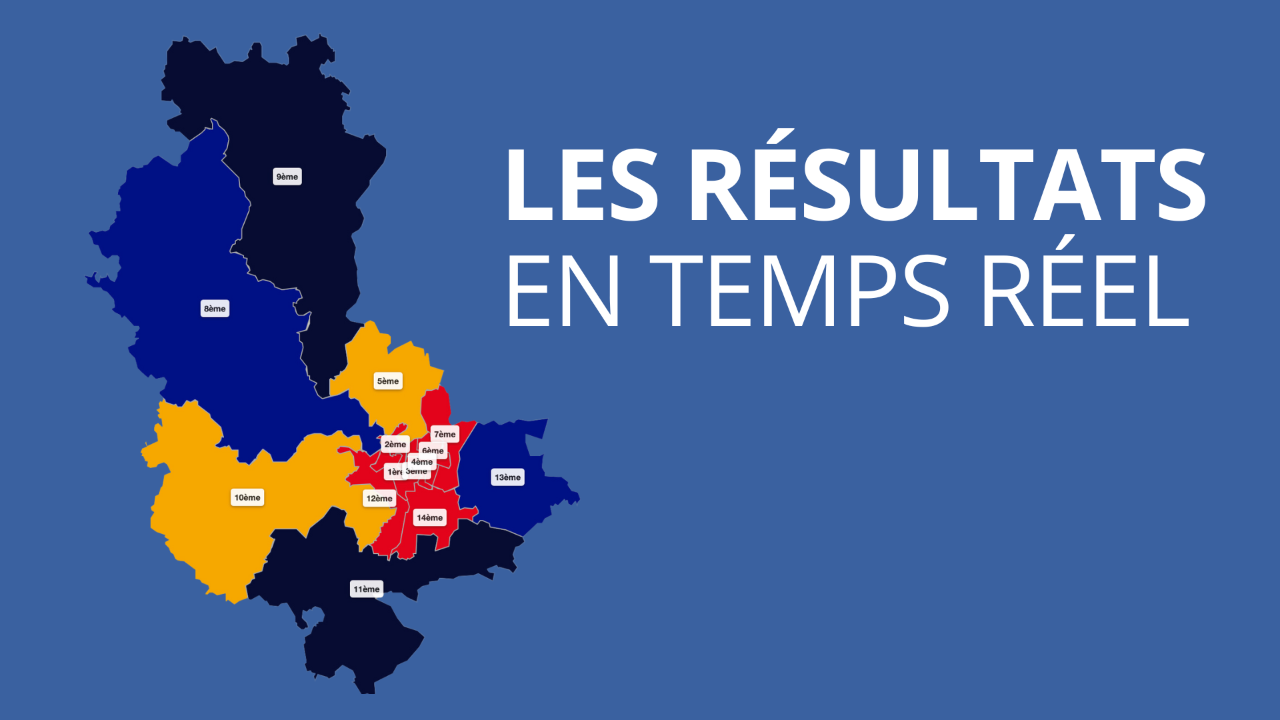 Municipales &agrave; Lyon et dans le Rh&ocirc;ne : les r&eacute;sultats complets sur notre carte interactive