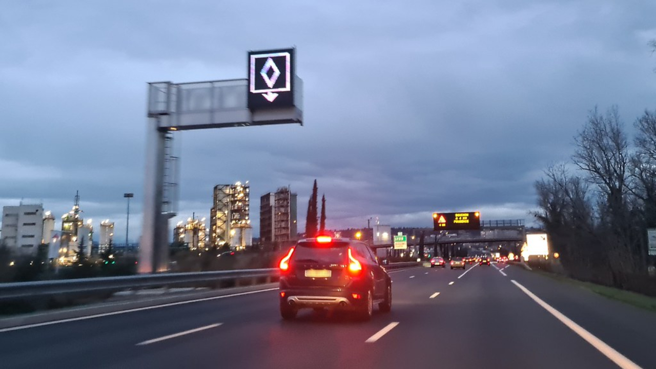 Voies de covoiturage sur la M6/M7 à Lyon : les radars bientôt activés