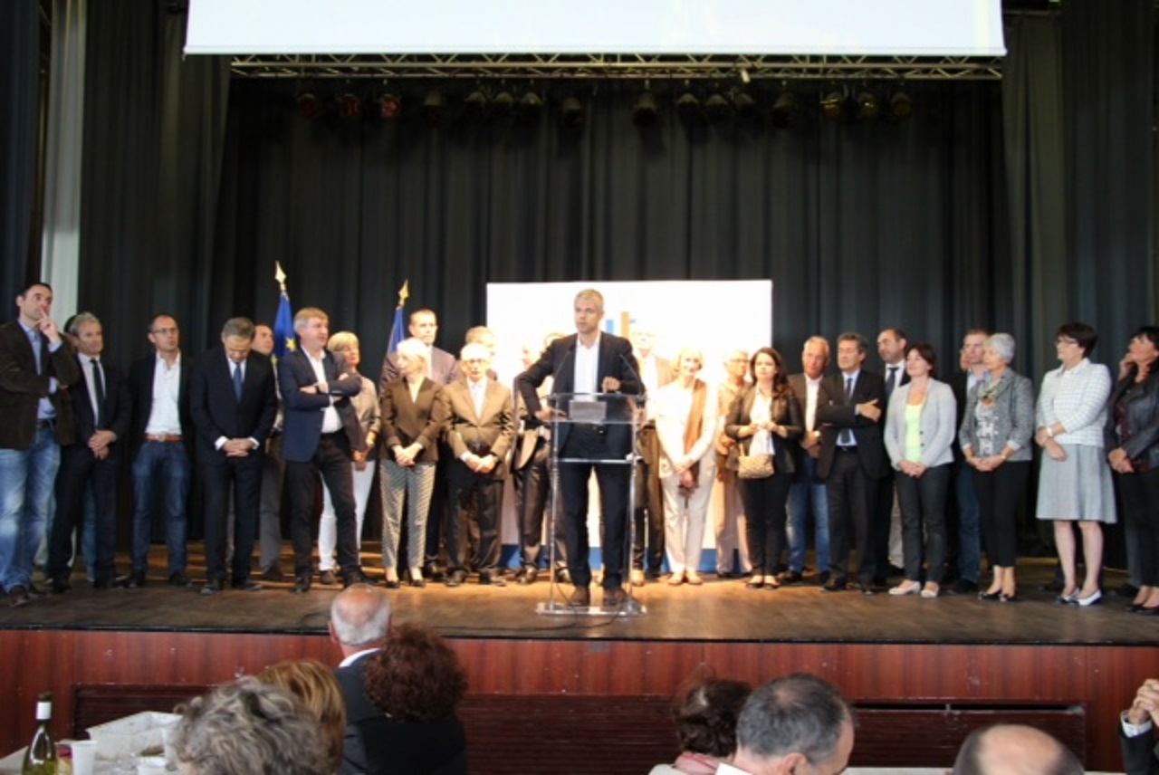 1000 personnes pour le meeting de Laurent Wauquiez à Mions 1000 personnes pour le meeting de Laurent Wauquiez à Mions