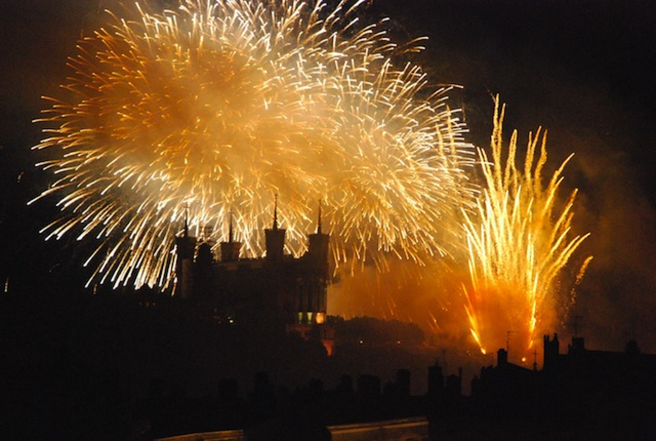 14 juillet : o&ugrave; voir les meilleurs feux d'artifice &agrave; Lyon et dans ses alentours ?