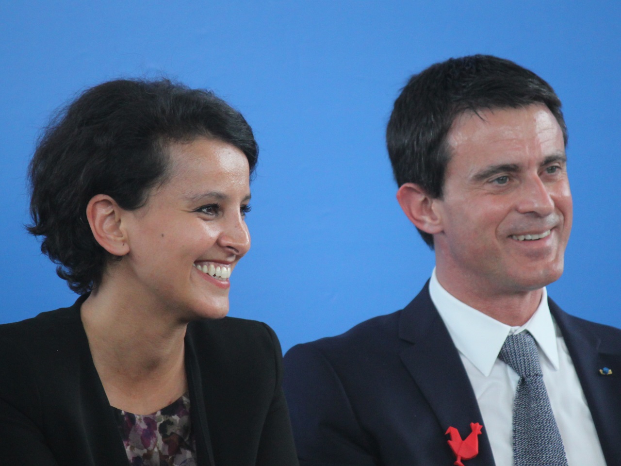 Najat Vallaud-Belkacem, "star et icône de la gauche" selon Manuel Valls Najat Vallaud-Belkacem, "star et icône de la gauche" selon Manuel Valls