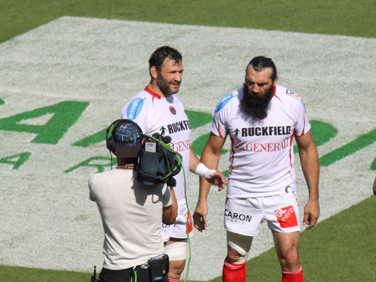 La grave blessure de Sébastien Chabal lors de son jubilé La grave blessure de Sébastien Chabal lors de son jubilé