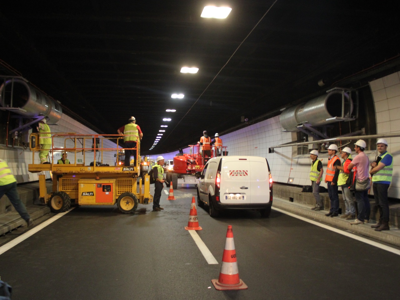 Lyon : derni&egrave;re semaine de travaux pour le tunnel de Fourvi&egrave;re !