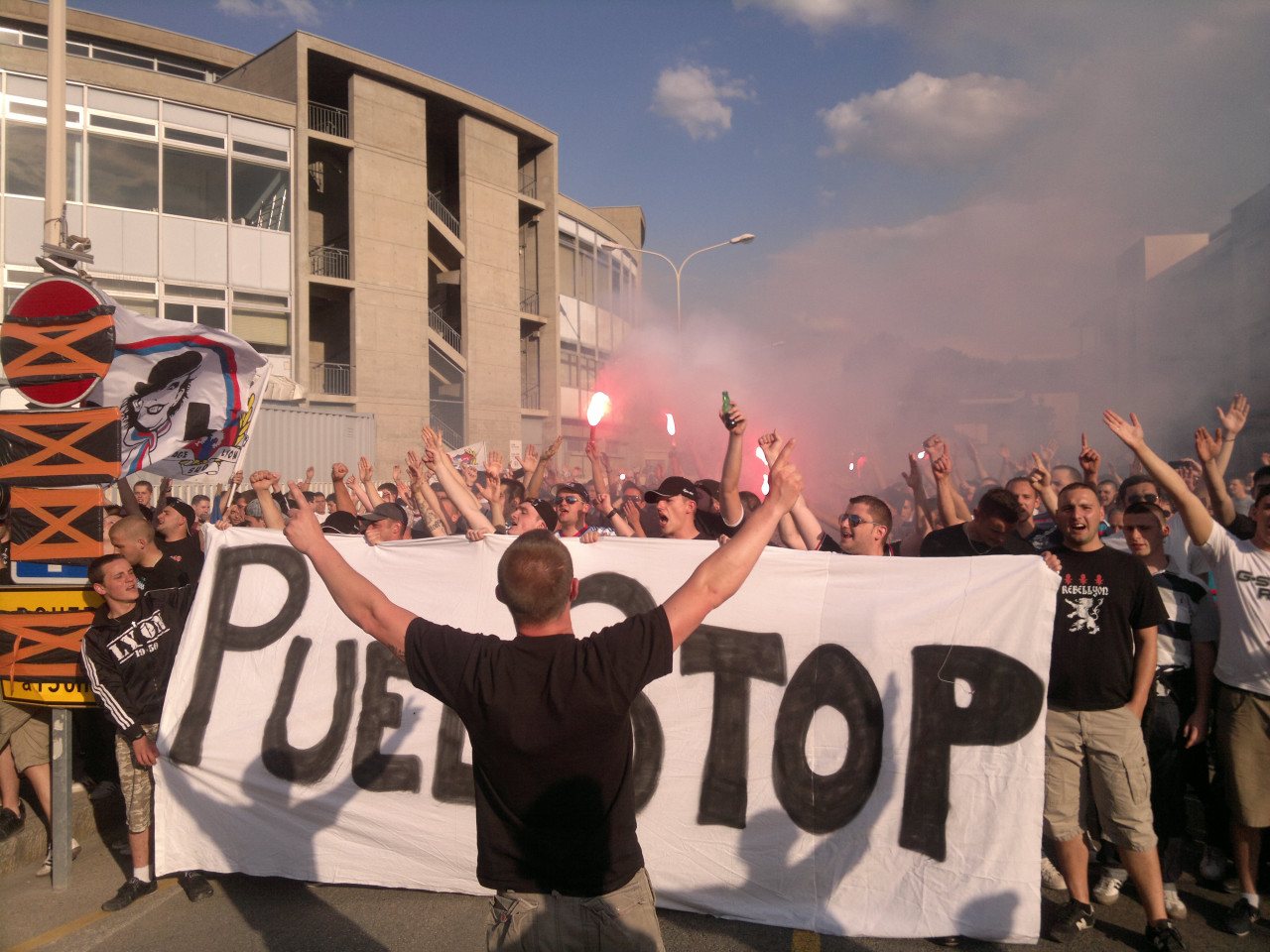 Ambiance délétère autour de Gerland avant OL-Caen Ambiance délétère autour de Gerland avant OL-Caen