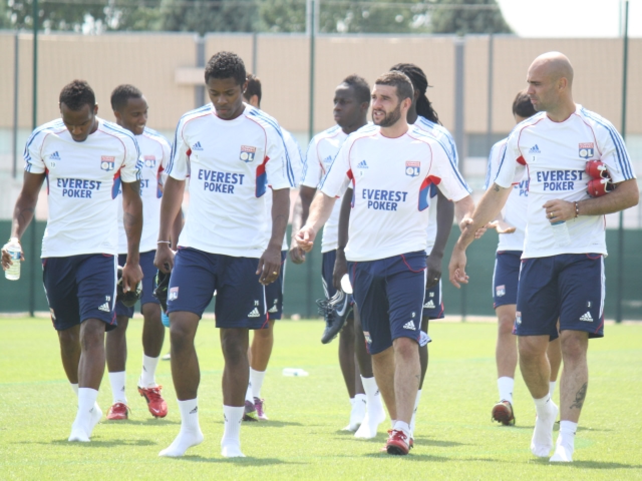 Entraînement mardi matin pour les joueurs de l’OL Entraînement mardi matin pour les joueurs de l’OL