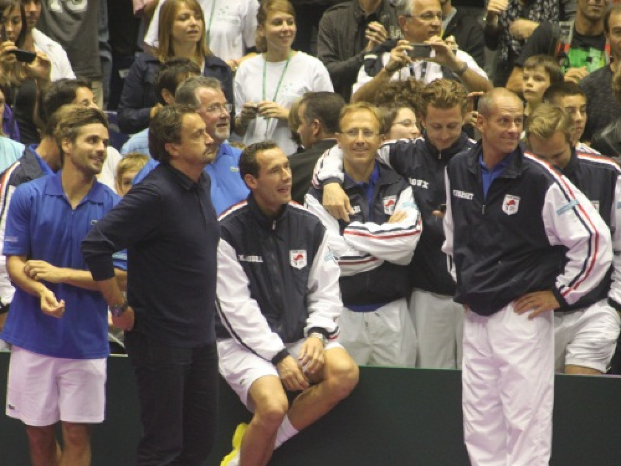 Gerland s&rsquo;est enflamm&eacute; tout le week-end pour l&rsquo;&eacute;quipe de France de Coupe Davis