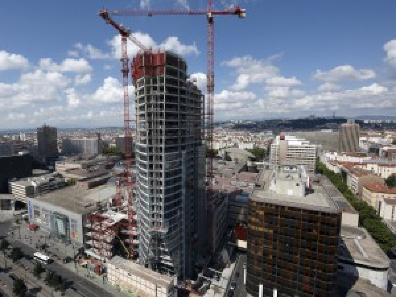 La fin du gros œuvre pour la Tour Oxygène La fin du gros œuvre pour la Tour Oxygène