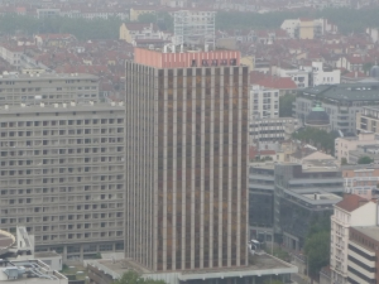 La structure de la tour Incity modifiée La structure de la tour Incity modifiée