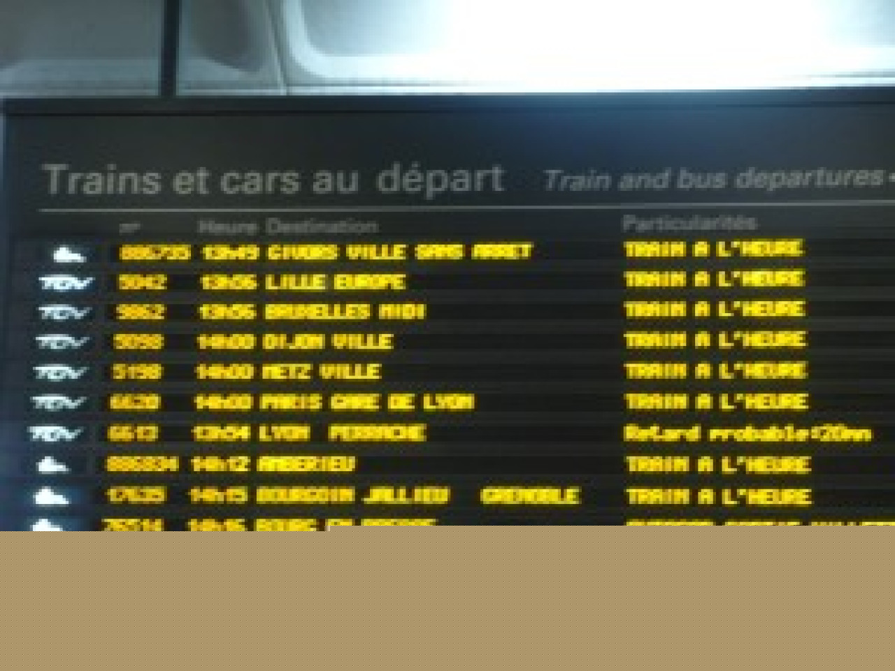 Le trafic a repris dimanche apr&egrave;s-midi &agrave; la Part-Dieu apr&egrave;s une nouvelle phase de travaux