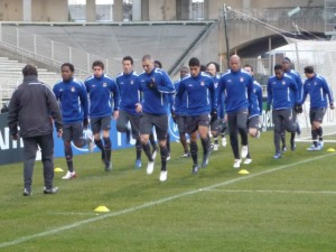 Les joueurs de l&rsquo;OL en balade mercredi matin