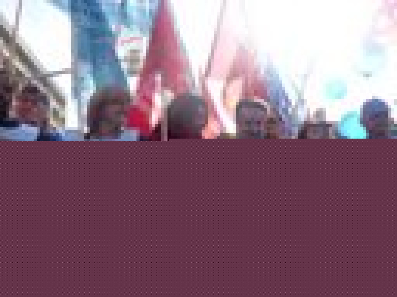 Les salari&eacute;s de Manitowoc manifestent dans la Loire