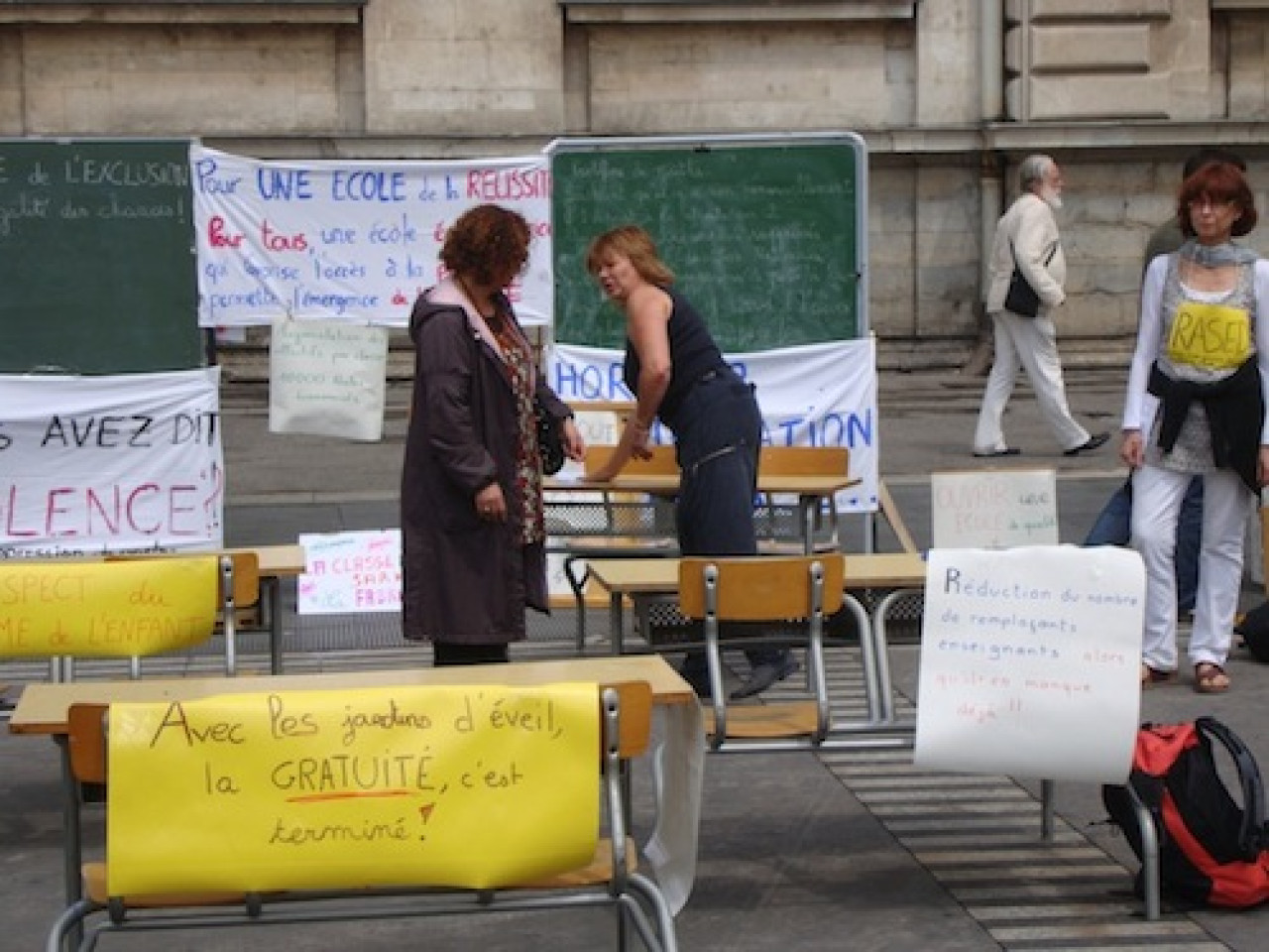 Nouvelle mobilisation contre les non-remplacements de profs