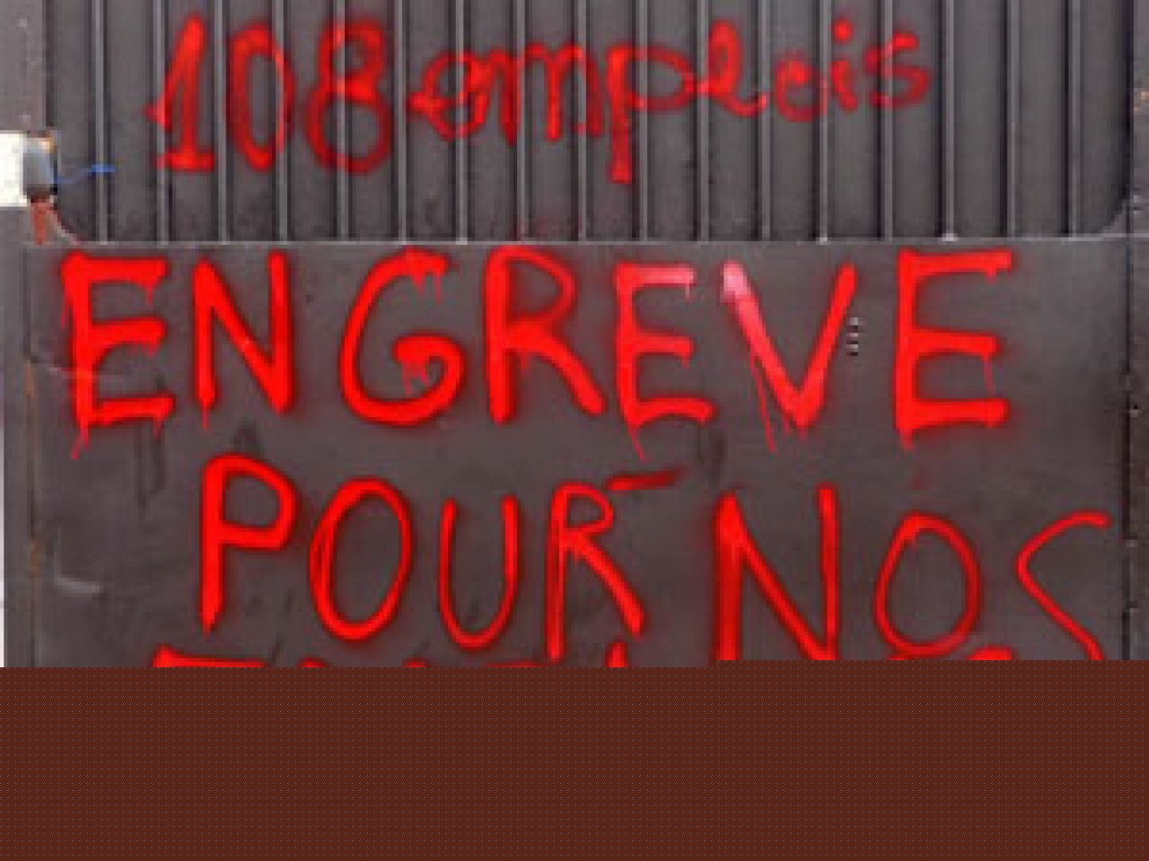 Toujours la crise &agrave; Caterpillar