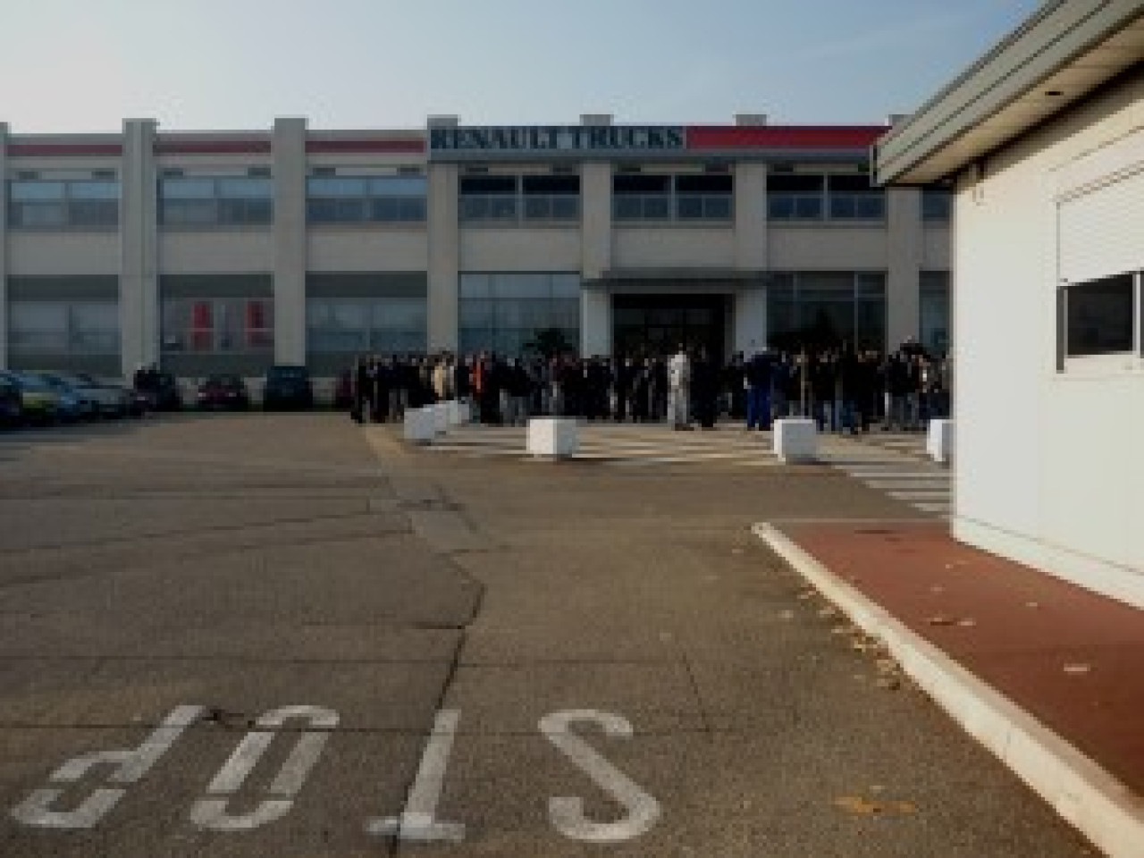 Un débrayage hier dans une entreprise de Meyzieu Un débrayage hier dans une entreprise de Meyzieu