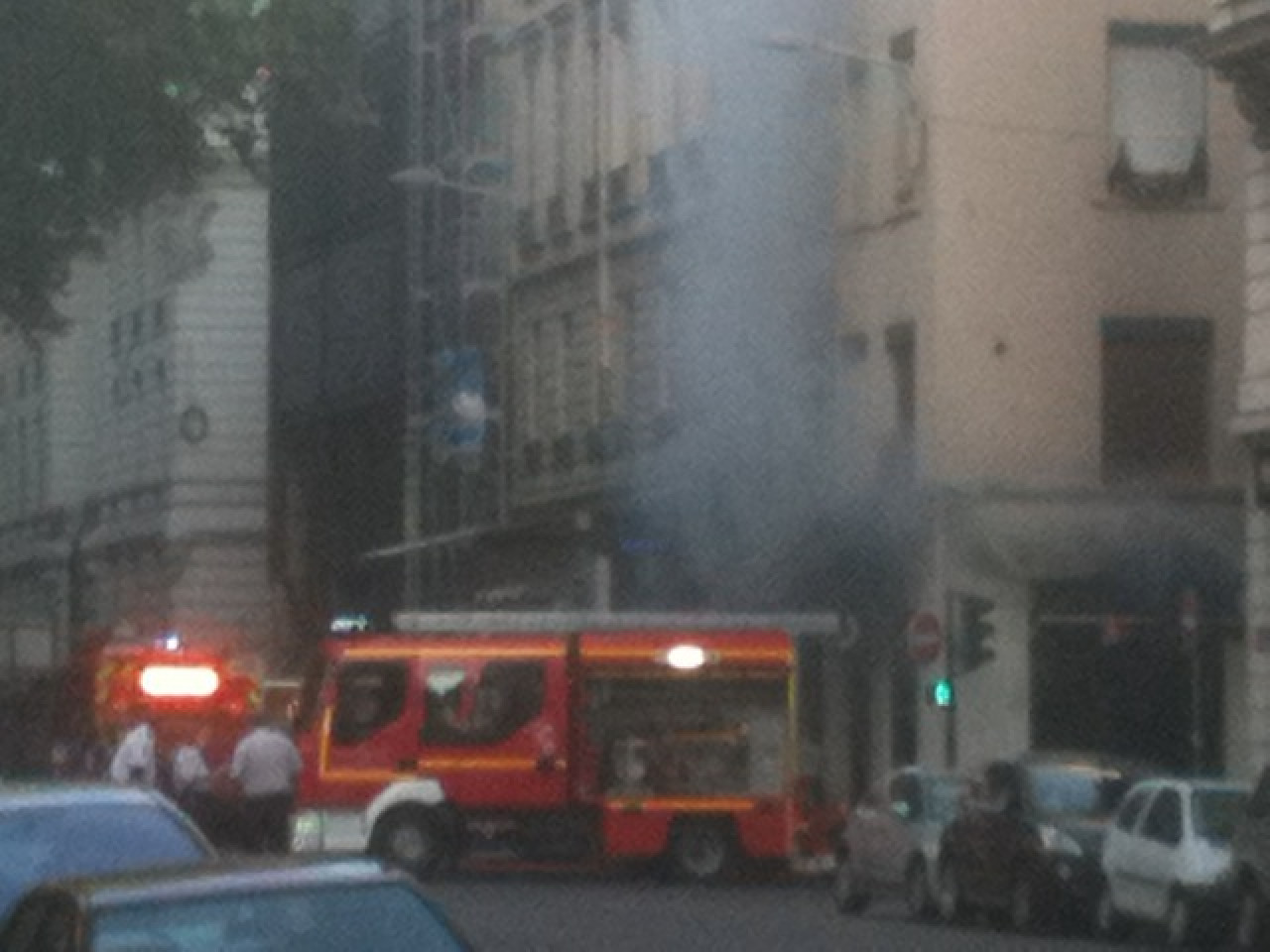 Un incendie dans le 3e arrondissement Un incendie dans le 3e arrondissement