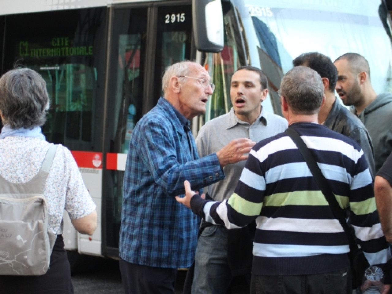 Une manifestation d'usagers en colère à Lyon Une manifestation d'usagers en colère à Lyon