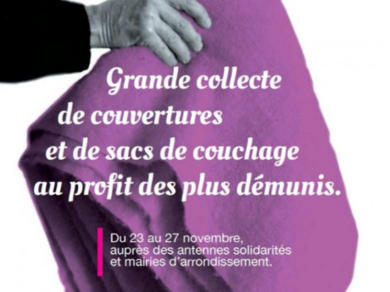 Lyon : dernier jour pour donner des couvertures ! Lyon : dernier jour pour donner des couvertures !