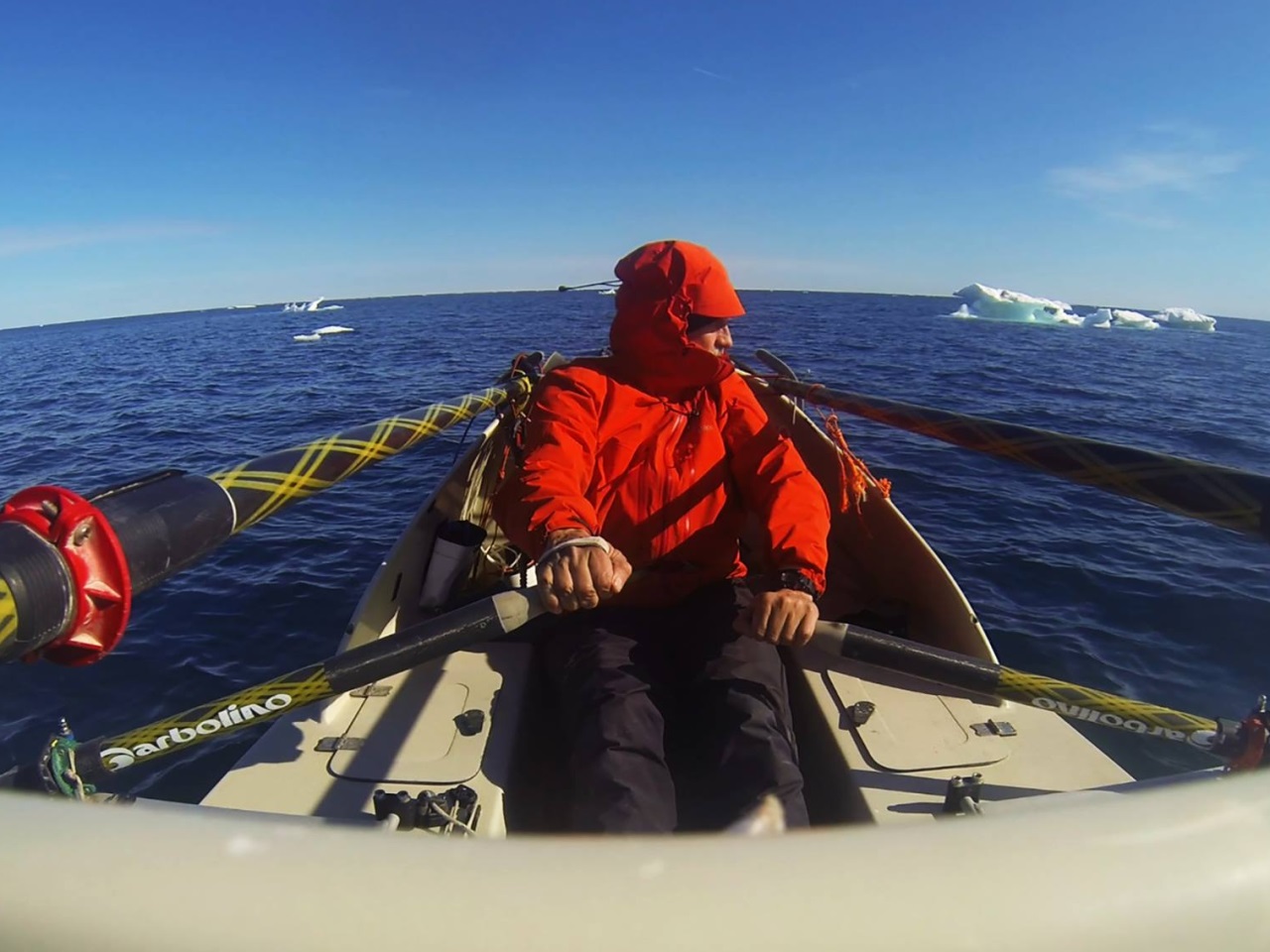 L'aventurier lyonnais Charles Hedrich parti pour terminer son passage du Nord-Ouest &agrave; la rame