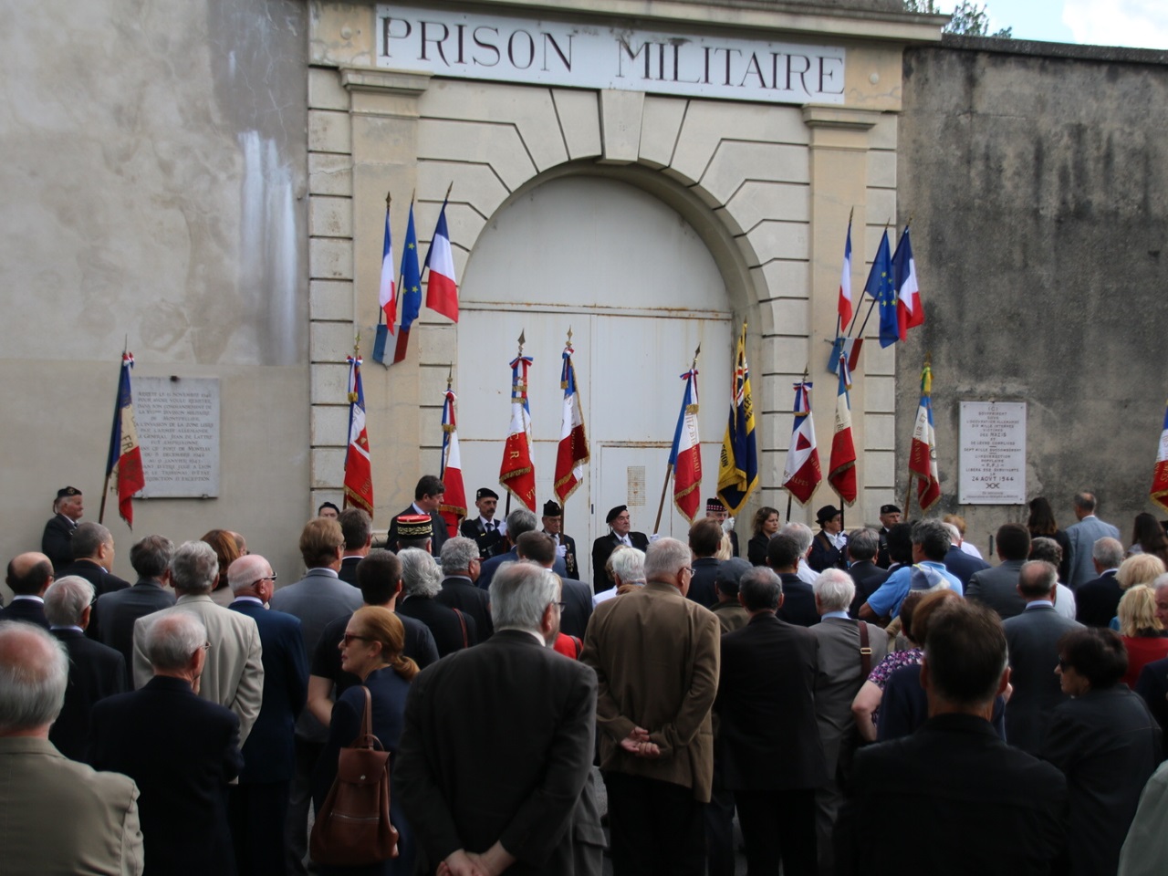 Plus de 200 personnes à la commémoration de la libération de la prison de Montluc Plus de 200 personnes à la commémoration de la libération de la prison de Montluc