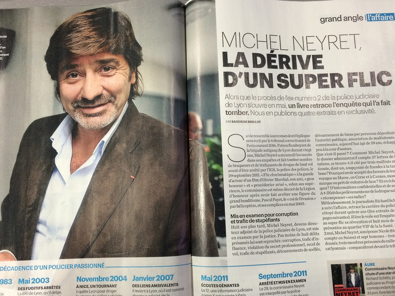 Son arrestation, ses relations : Michel Neyret dévoilé par Aujourd'hui en France Magazine Son arrestation, ses relations : Michel Neyret dévoilé par Aujourd'hui en France Magazine