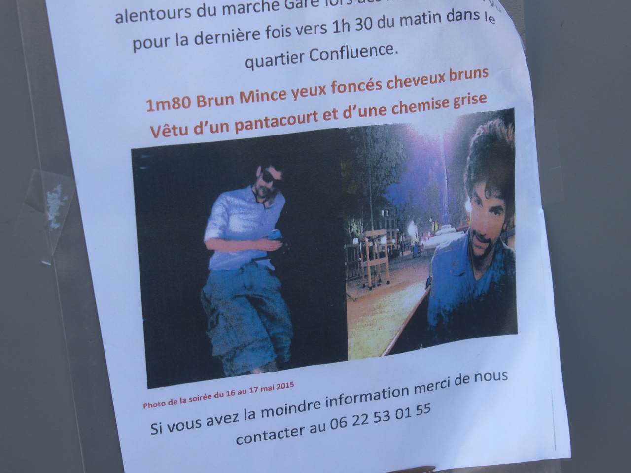 Nuits Sonores : toujours aucune trace de Jérémie disparu samedi dernier Nuits Sonores : toujours aucune trace de Jérémie disparu samedi dernier