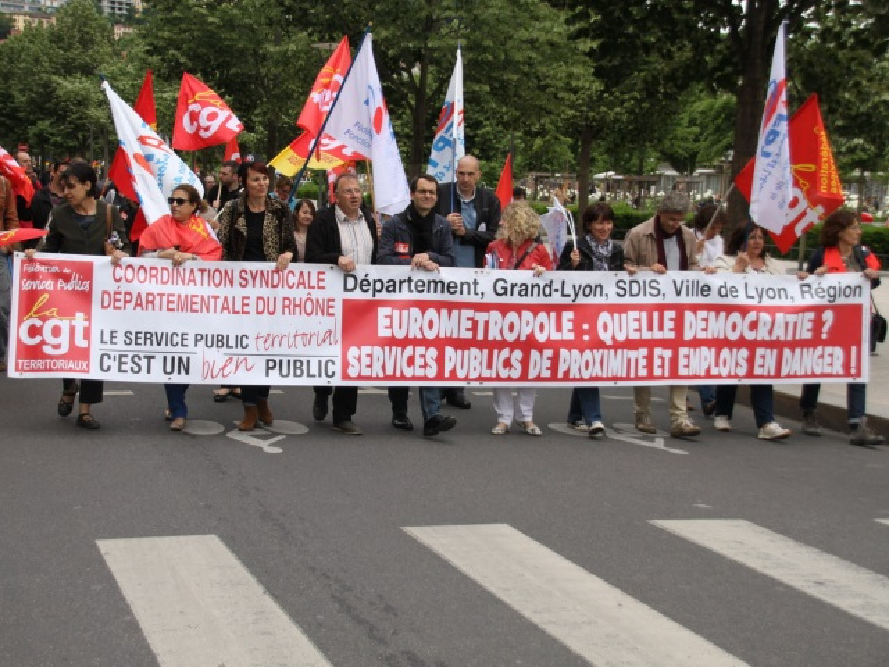 Faible mobilisation des agents de la M&eacute;tropole de Lyon