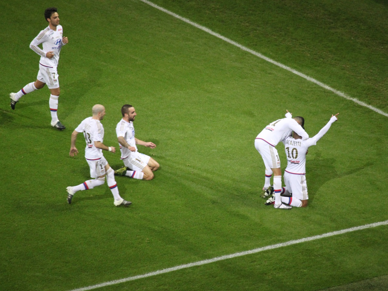 Première réussie au Parc OL Première réussie au Parc OL